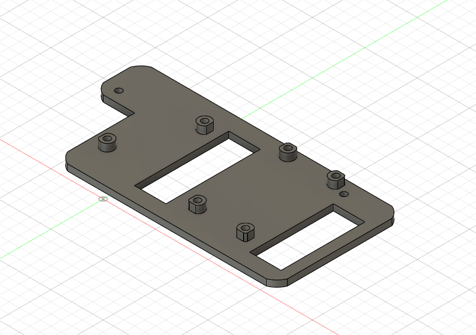 64X64 LED Panel ESP32 + Buck Converter Mount