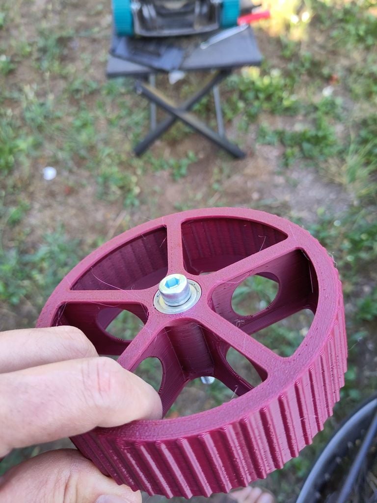 40x137mm wheel for for Lawnmower, 608 skateboard bearings