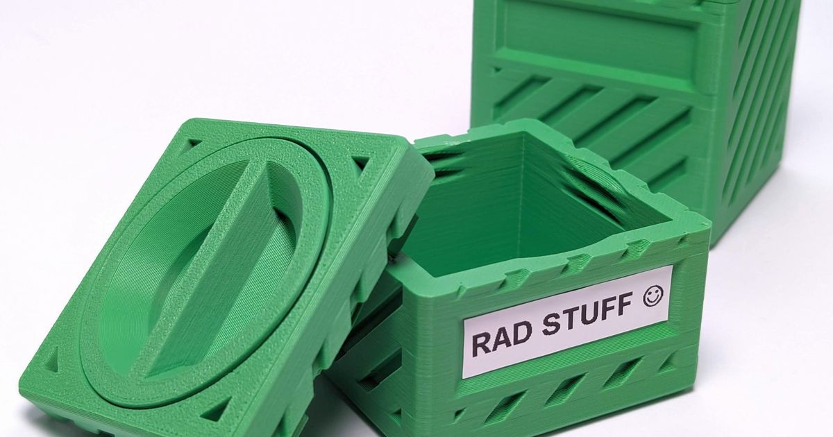 Hazard Label Crates by Clockspring Printables Store