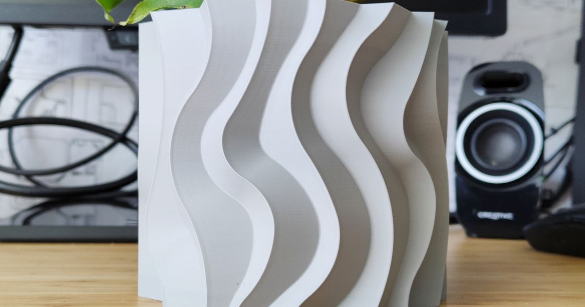 Distortion 2 Pot and Planter for your House Plants - Vase mode by SASSy ...