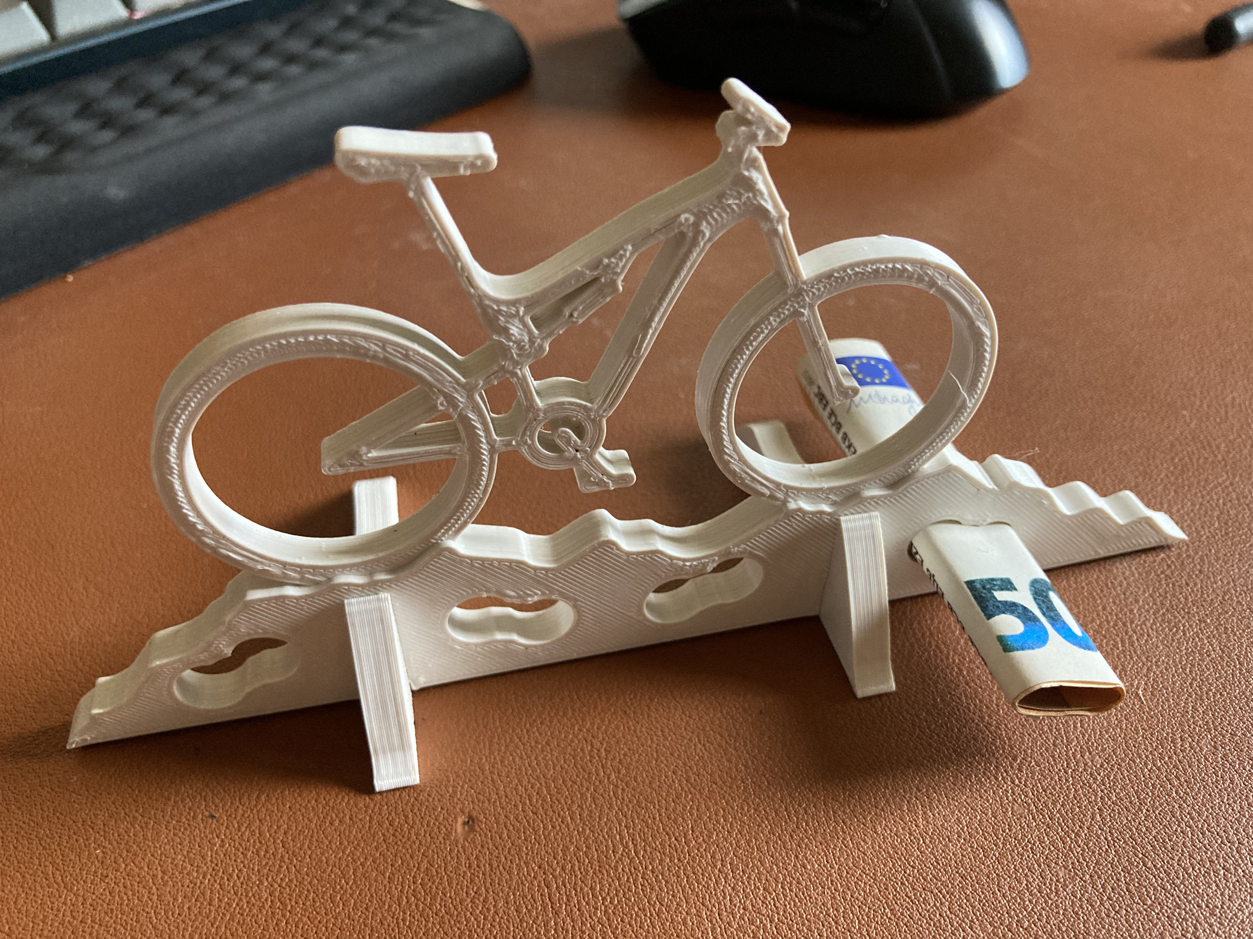 Mountain Bike - Money Gift or Desk stand