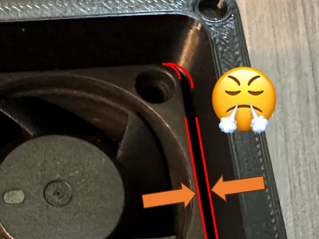 Bento V2 - Fan Case for Small Outside Radius Fan Body
