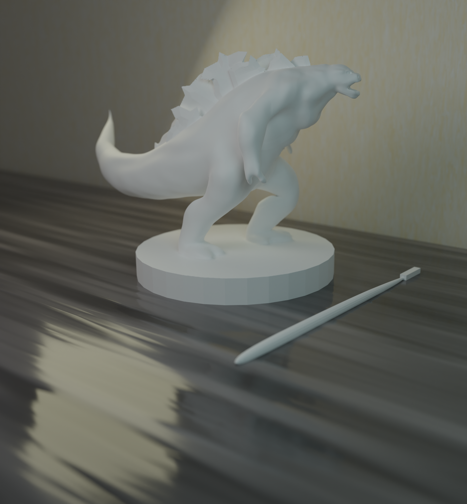 Lizard God  miniature(Godzilla type monster)