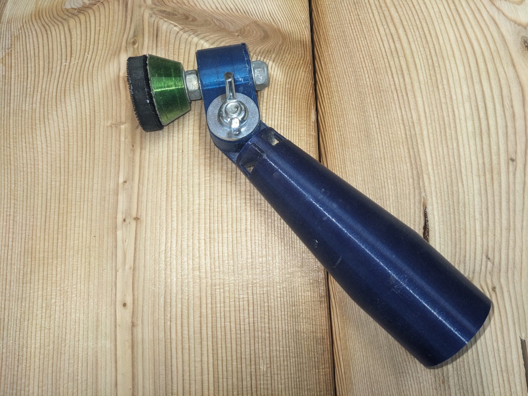 Woodturning - Rotary Bowl Sander for 608 bearings - M8 version - 35 and 47mm pads