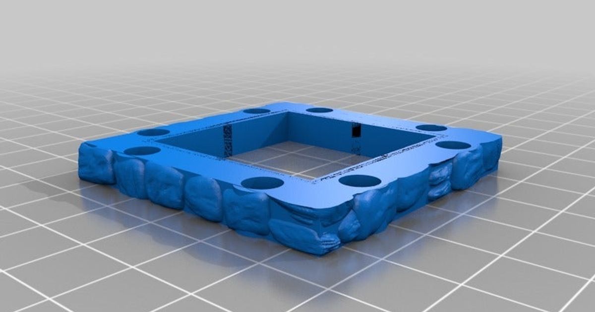 Openforge 2.0 Base _ Magnetic Bases for 3D Printed Dungeon Tiles – EYEWO