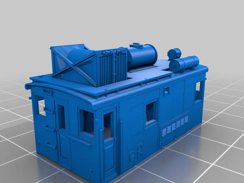 N scale Long Island Boxcab by Chris Schmuck | Download free STL model ...