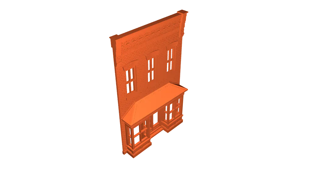 N scale store front by Chris Schmuck | Download free STL model ...