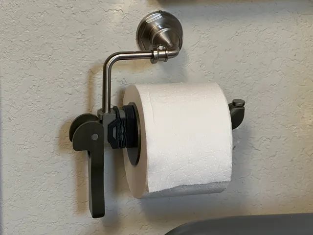 Single-Handed Toilet Paper Holder