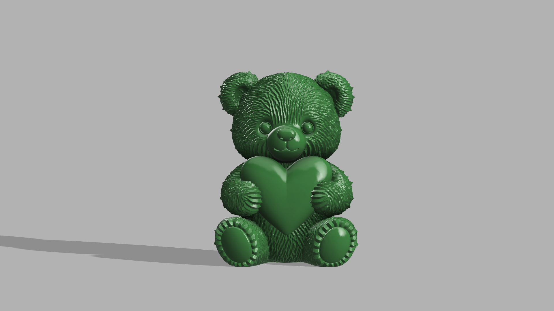 Cute Teddy Bear with Heart
