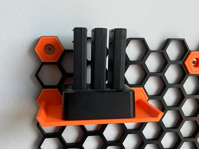 Honeycomb wall slightly deeper shelf