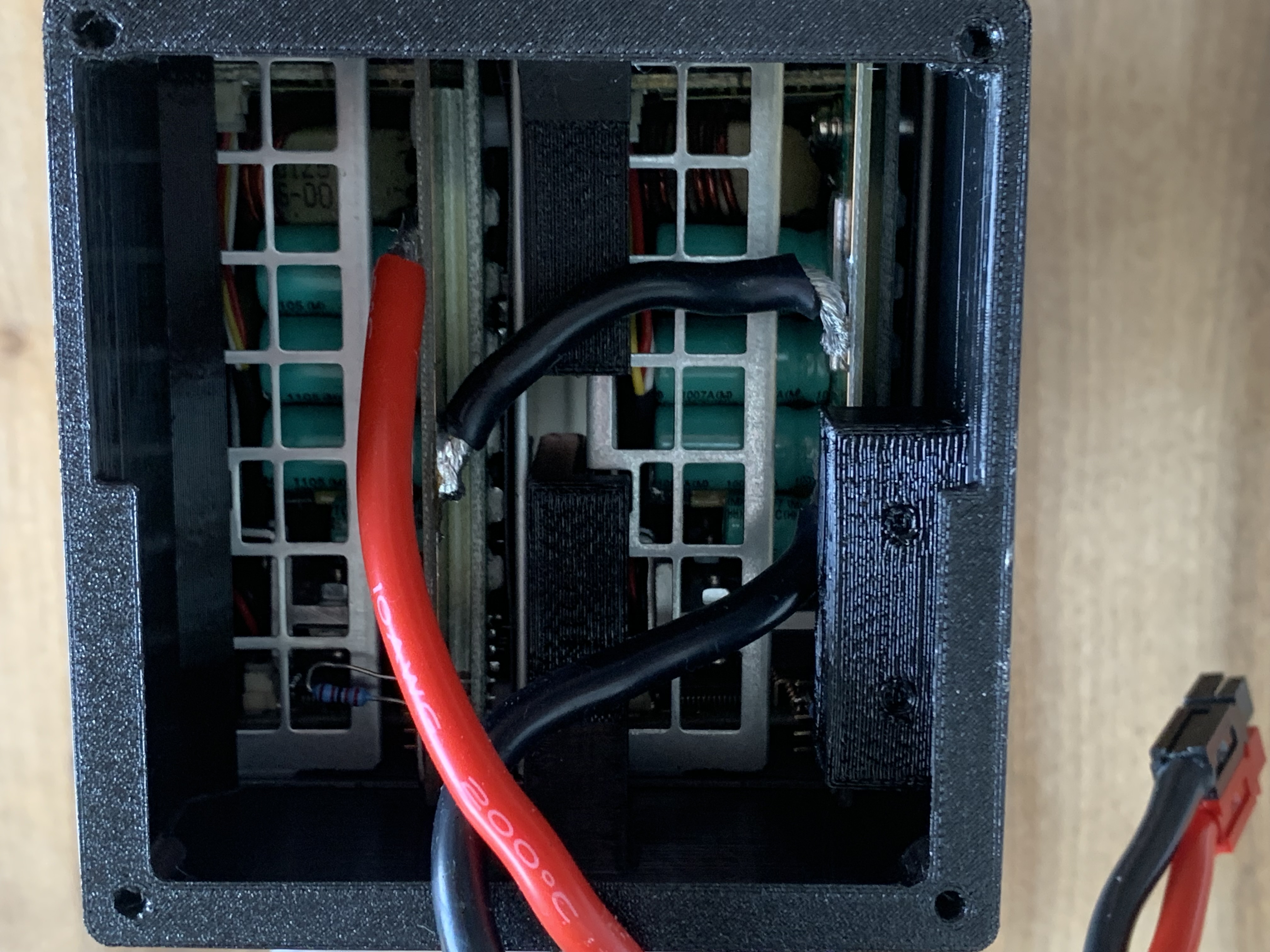 Enclosure for 2x HP server power supplies with powerpole connectors by ...