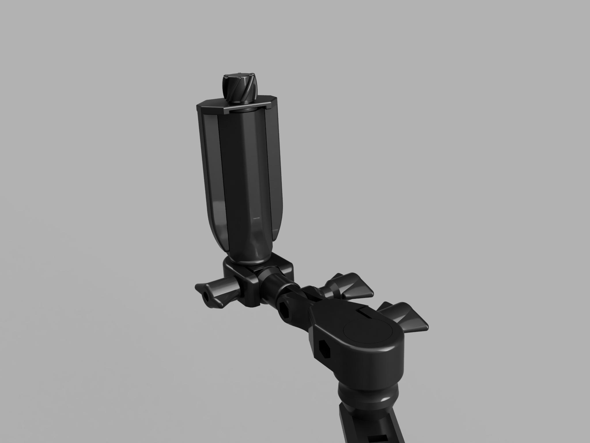 Variable Mobile Phone Holder With Clamp V2 By Du an Download Free STL variable-mobile-phone-holder-with-clamp-v2-by-du-an-download-free-stl