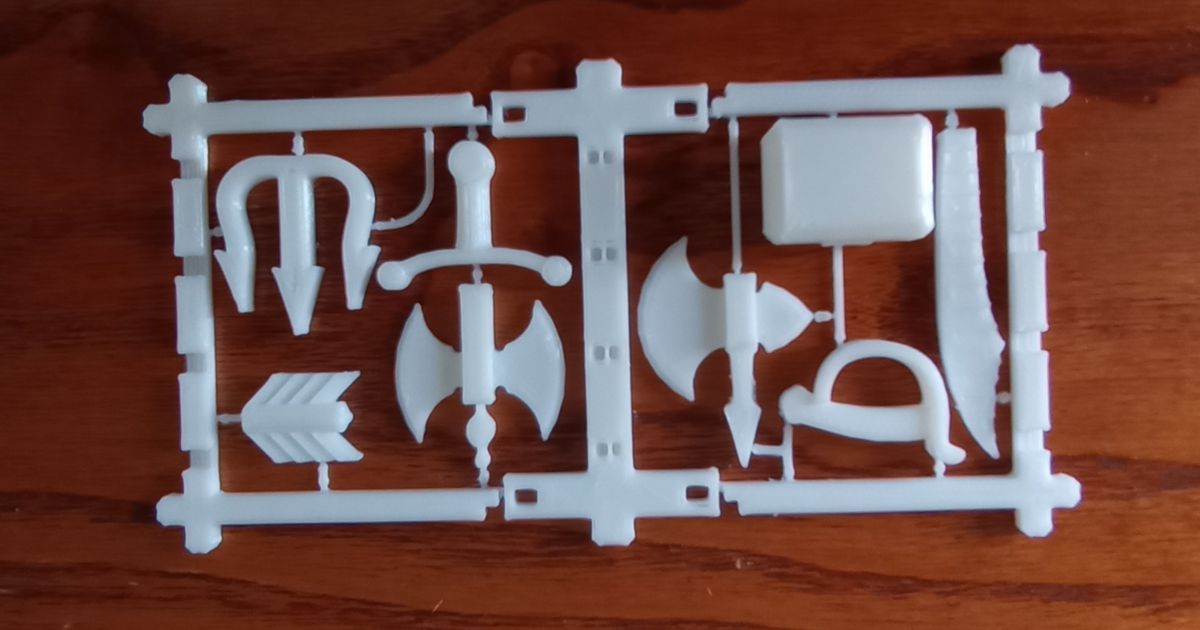 Toothpick weapons by Copacat Download free STL model