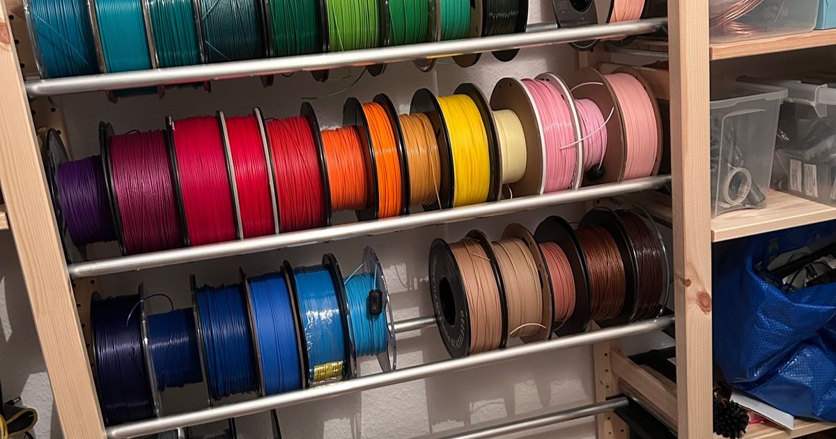 IKEA Ivar Spool Holder by boop | Download free STL model | Printables.com