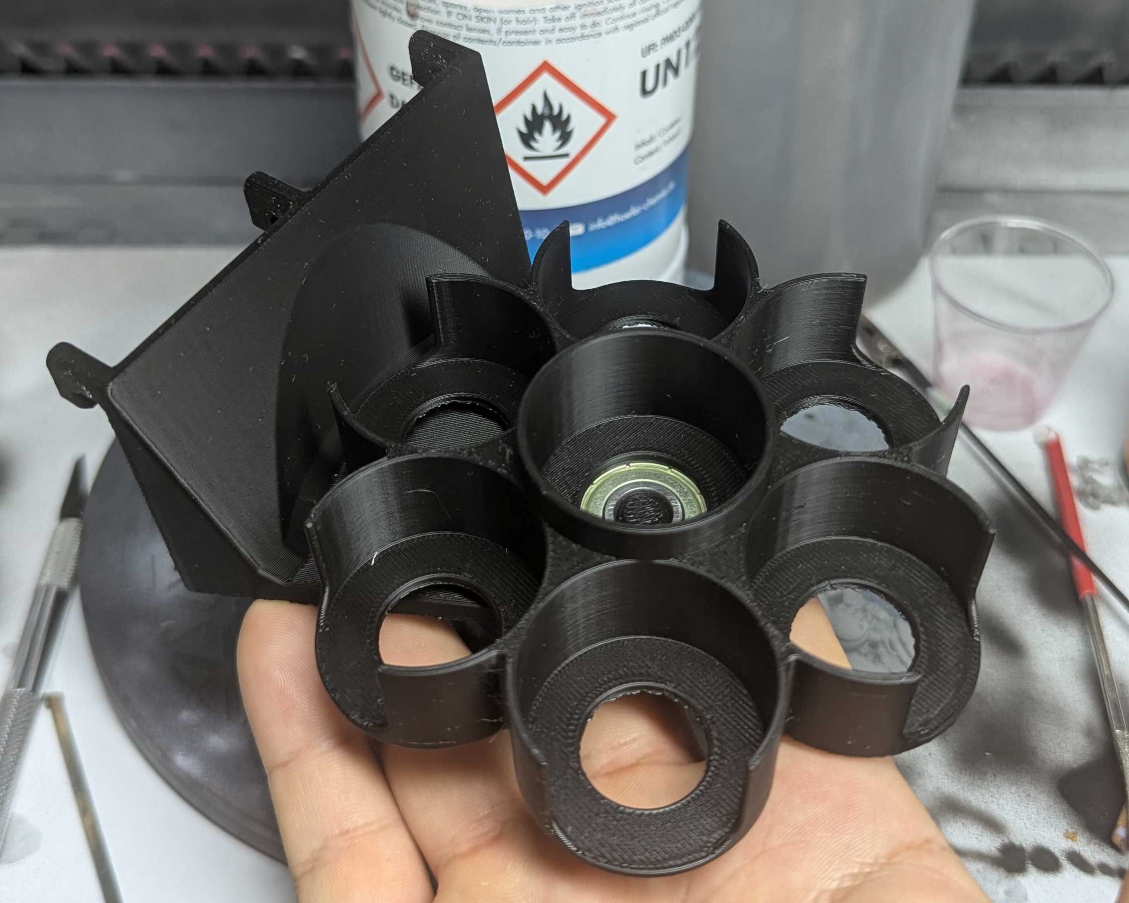 Rotating Paint Organizer for a Skadis wall — thumbnail 2