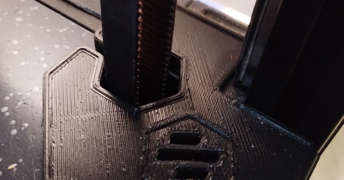 Cable routing Z belt cover mod: cutout and M3x6 screw by Tresc ...