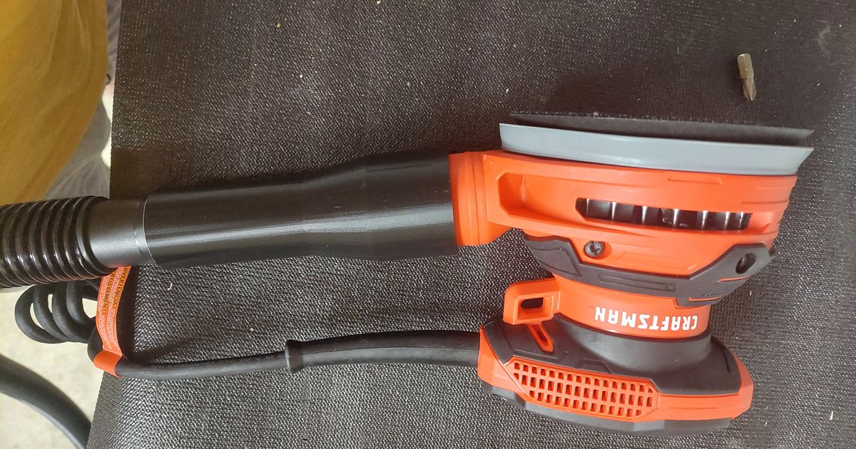 1 1/4" Shop Vac Hose Adapter to Craftsman Orbital Sander (CMEW231) by