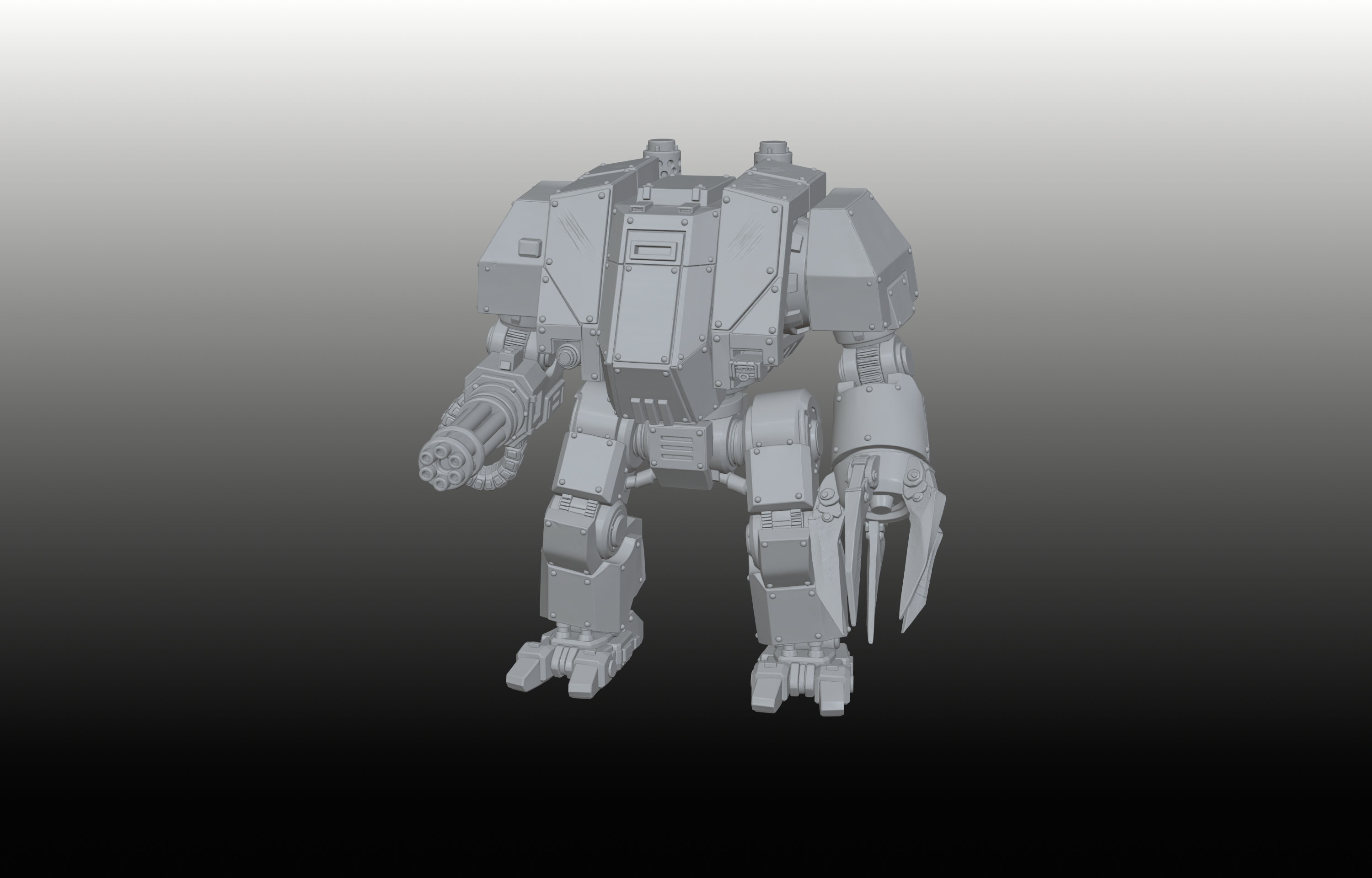 Orbital Support Mech - Helldiver Dreadnought Proxy - PRESUPPORTED