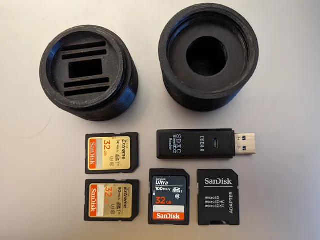 SD card holder reader
