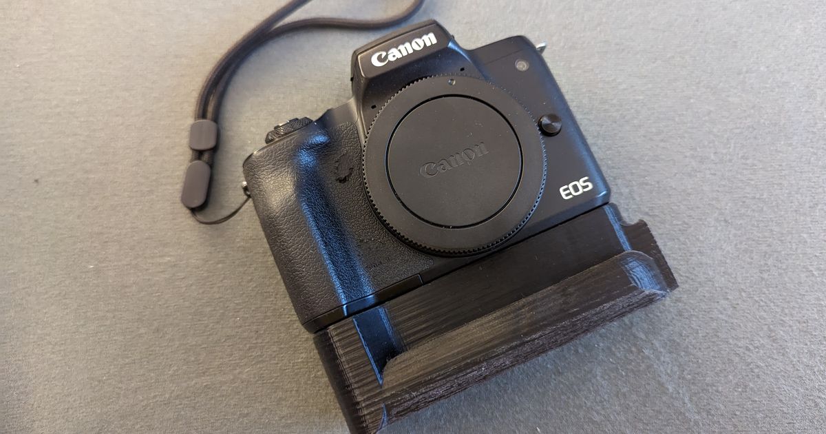 Canon M50/M50 II grip by Stanley Download free STL model
