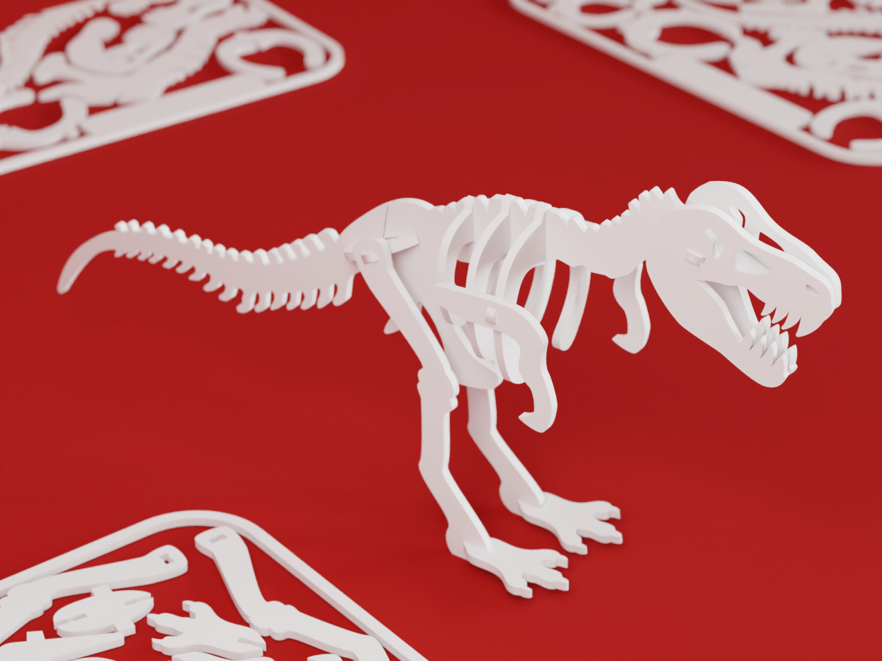 Little Toy T-Rex Customizable Kit Card