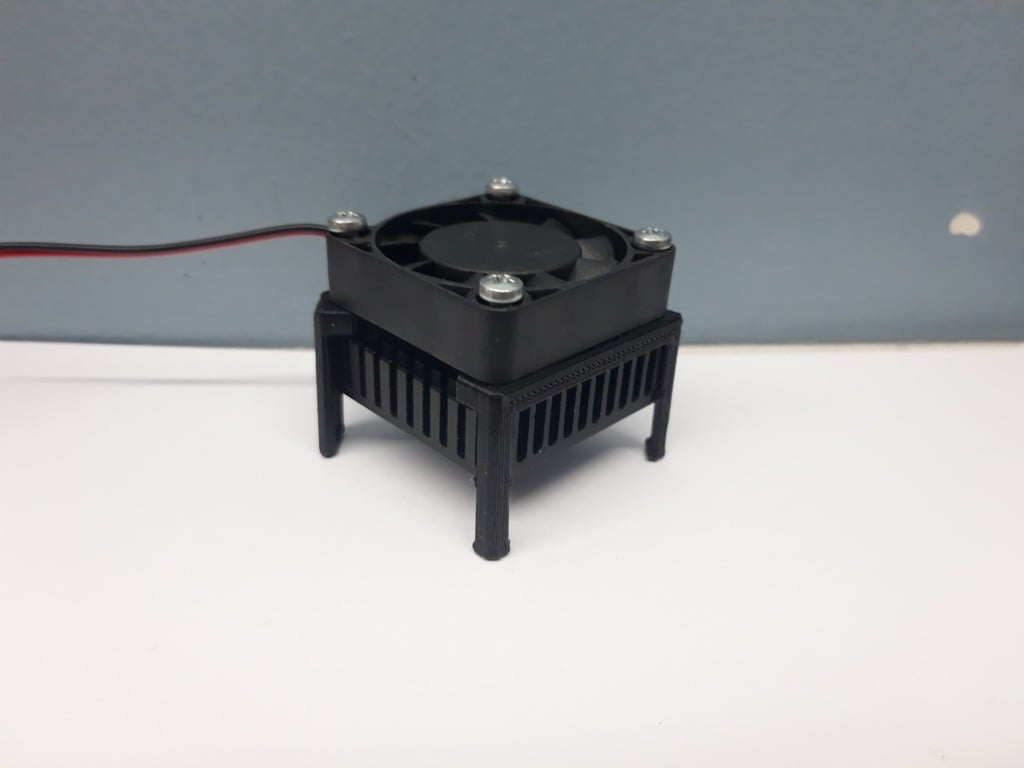 NEMA 17 Heat Sink and Fan Mount