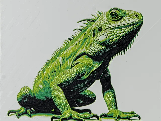 Iguana HueForge