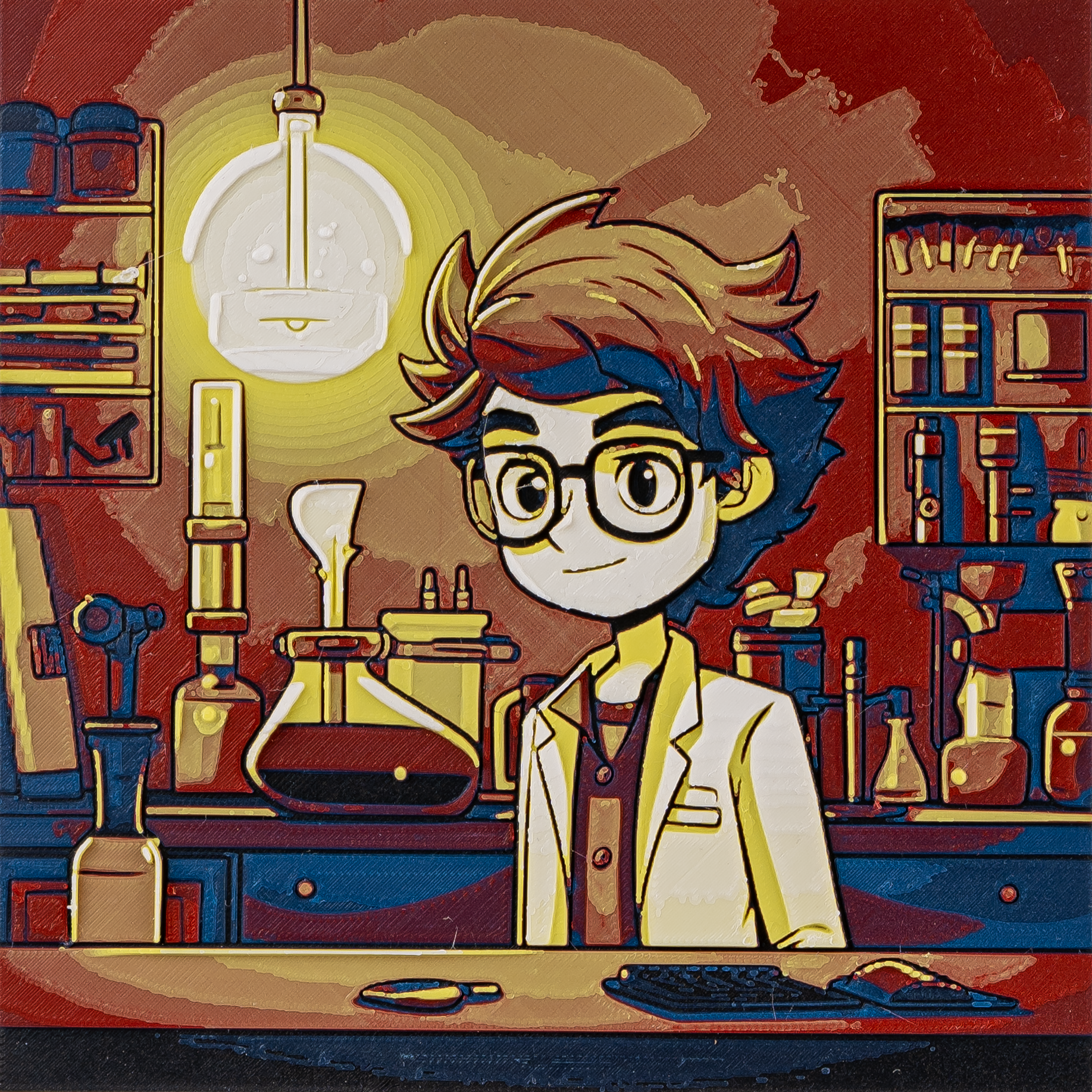 Chibbi Scientist HueForge