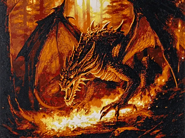 Fire Dragon HueForge