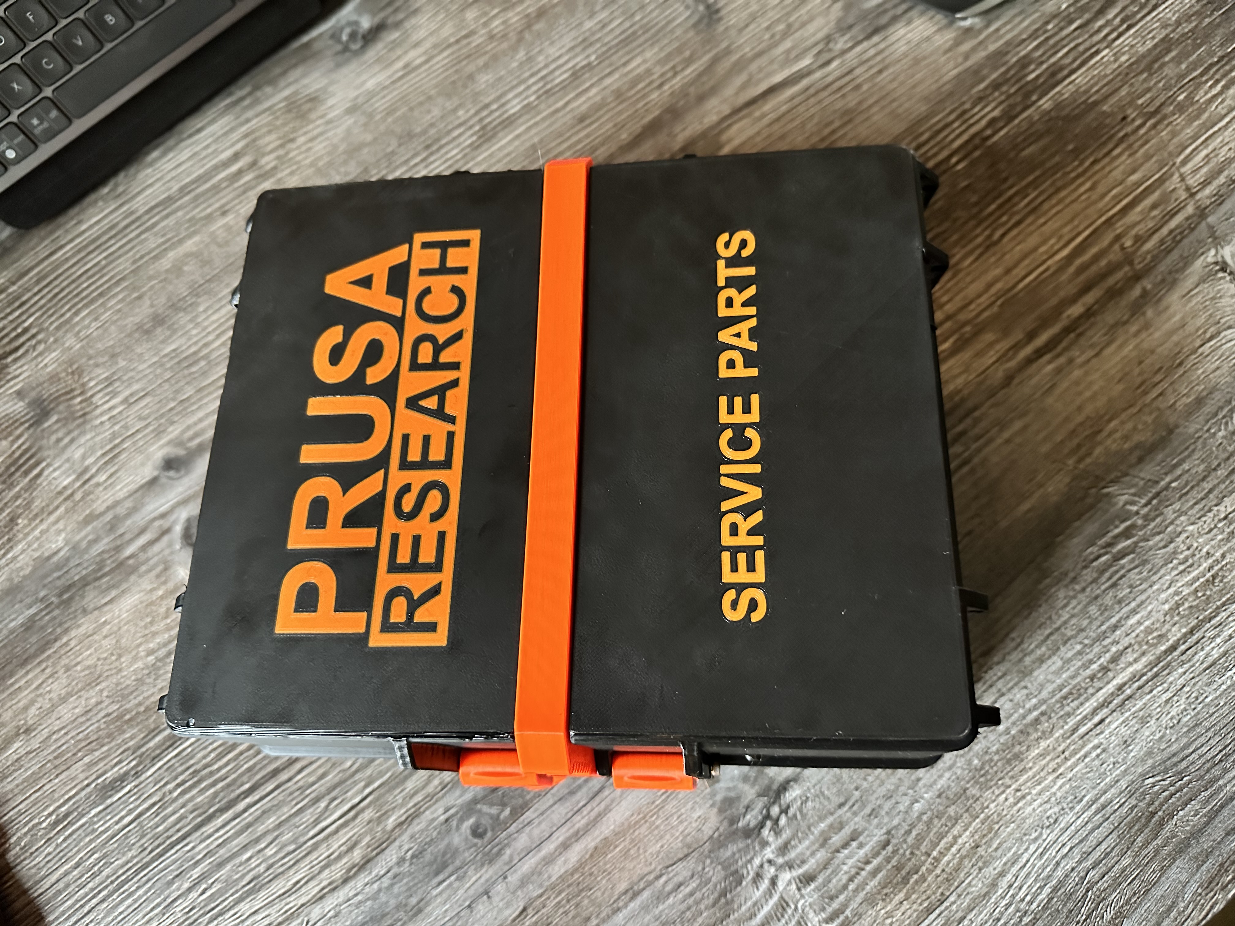 SBox - Double cantilever box - Prusa Research Service Parts MMU Remix 3D model thumbnail