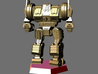 MW4 Fafnir Battletech Miniature by BobertmaX, Download free STL model