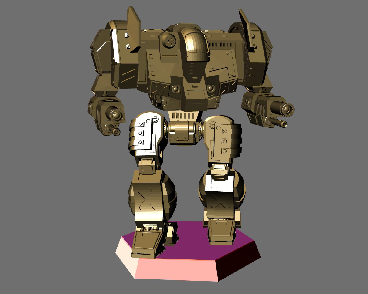 MW4 Templar Battletech Miniature by BobertmaX | Download free STL model ...