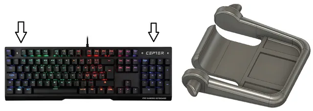 PRO Gaming Keyboard Cepler x13 leg