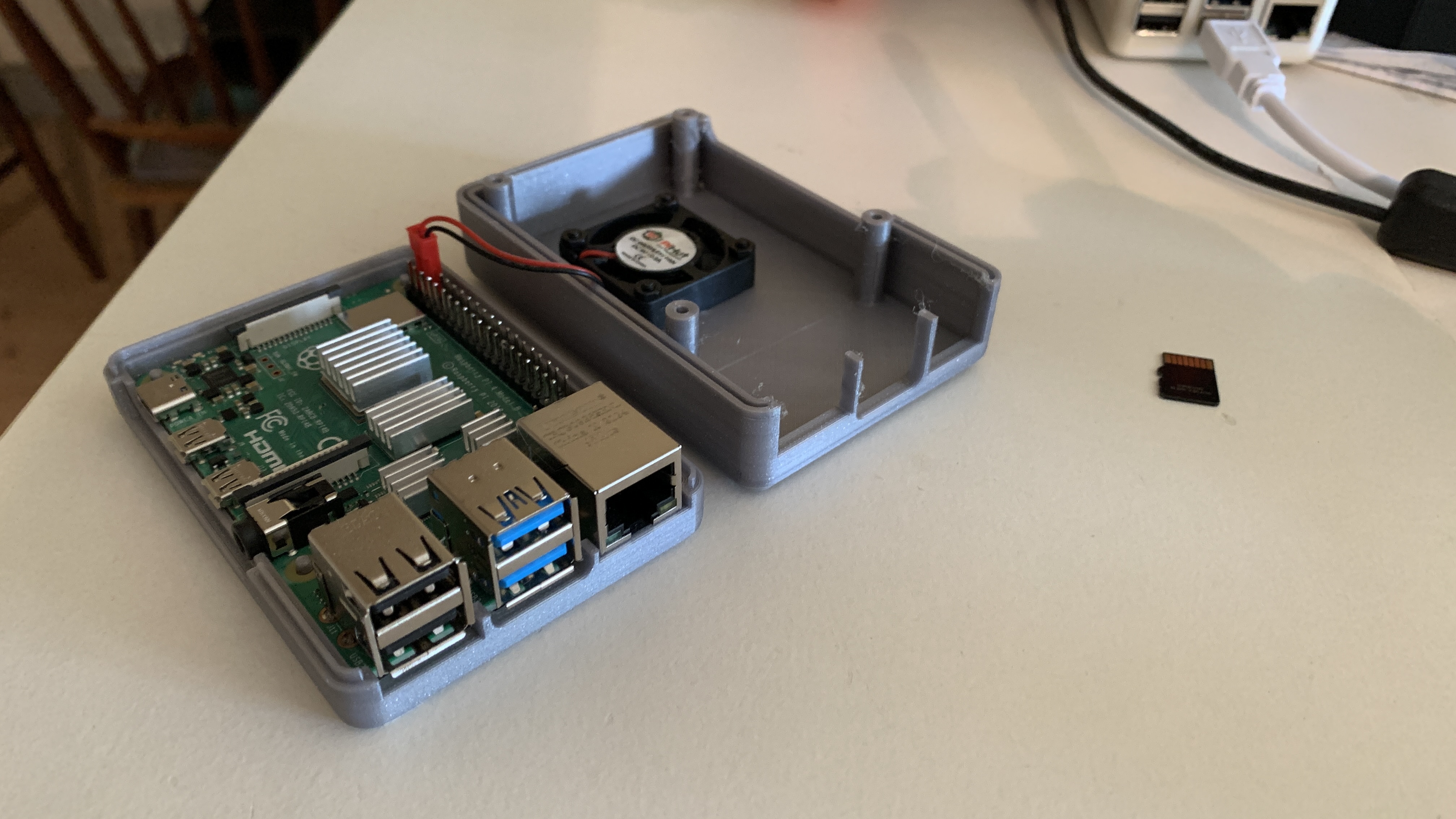 RPi4B Snap-Fit Case w/ 30mm Fan by AlexLandherr | Download free STL ...