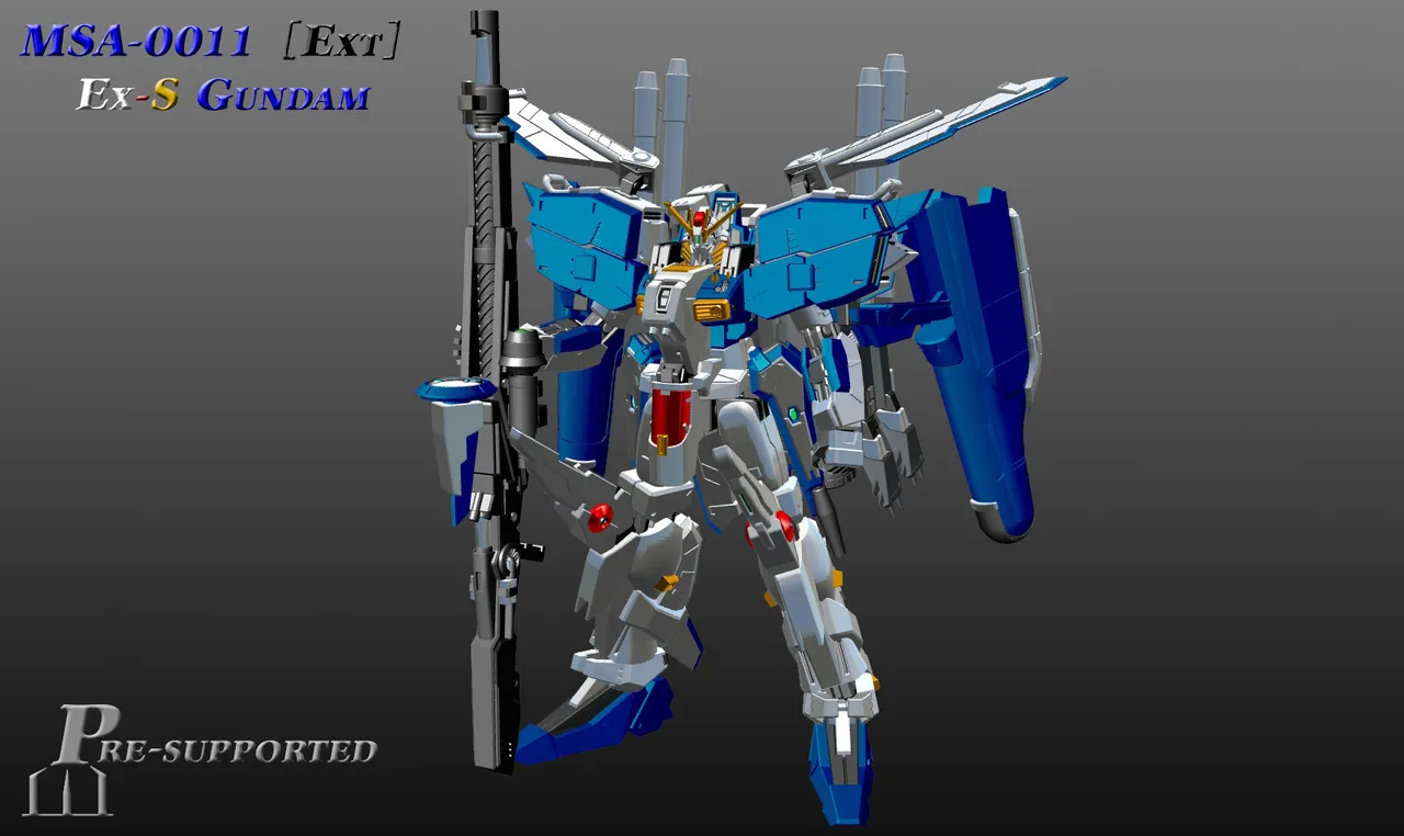 Amazon.com: Gundam - MG 1/100 MSA-0011 (Ext) EX-S Gundam