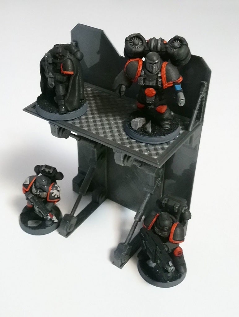 Miniatura 4 do modelo 3D Modular SciFi Outpost - Basic Walls