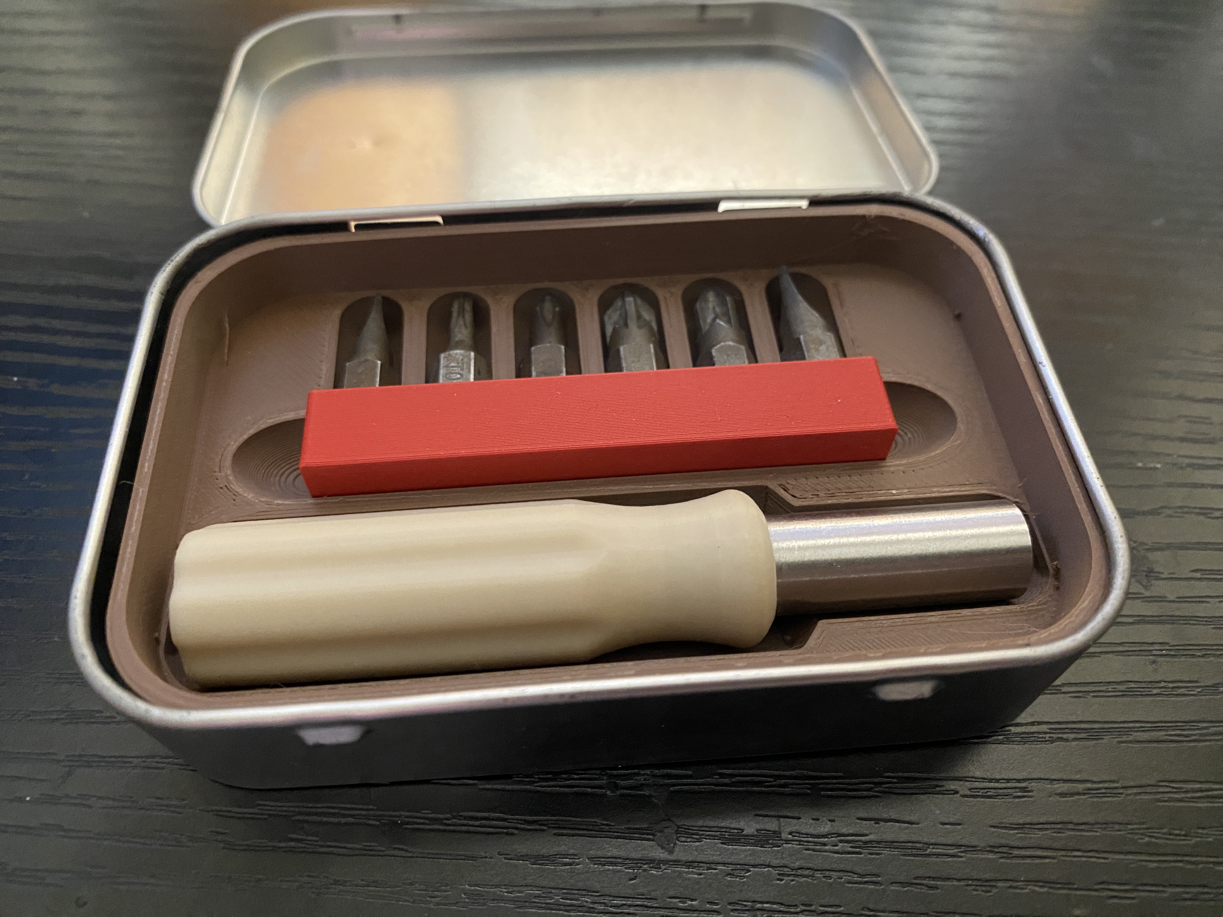 Remix of JAG3d's Tray for Magnetic Pocket Screwdriver