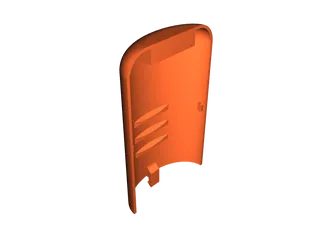 TCL Remote Back by Dave Dudik | Download free STL model | Printables.com