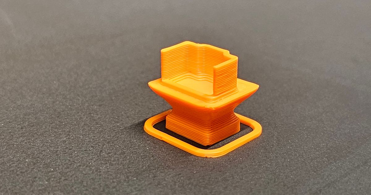 Port Dust Cap/Cover No Supports Larger Base Remix by Made