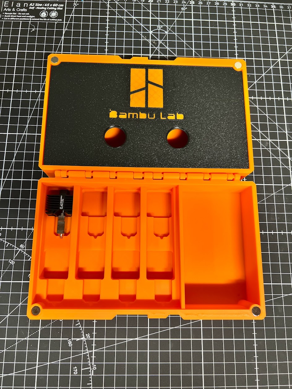 Bambu Part Box Lid with Logo