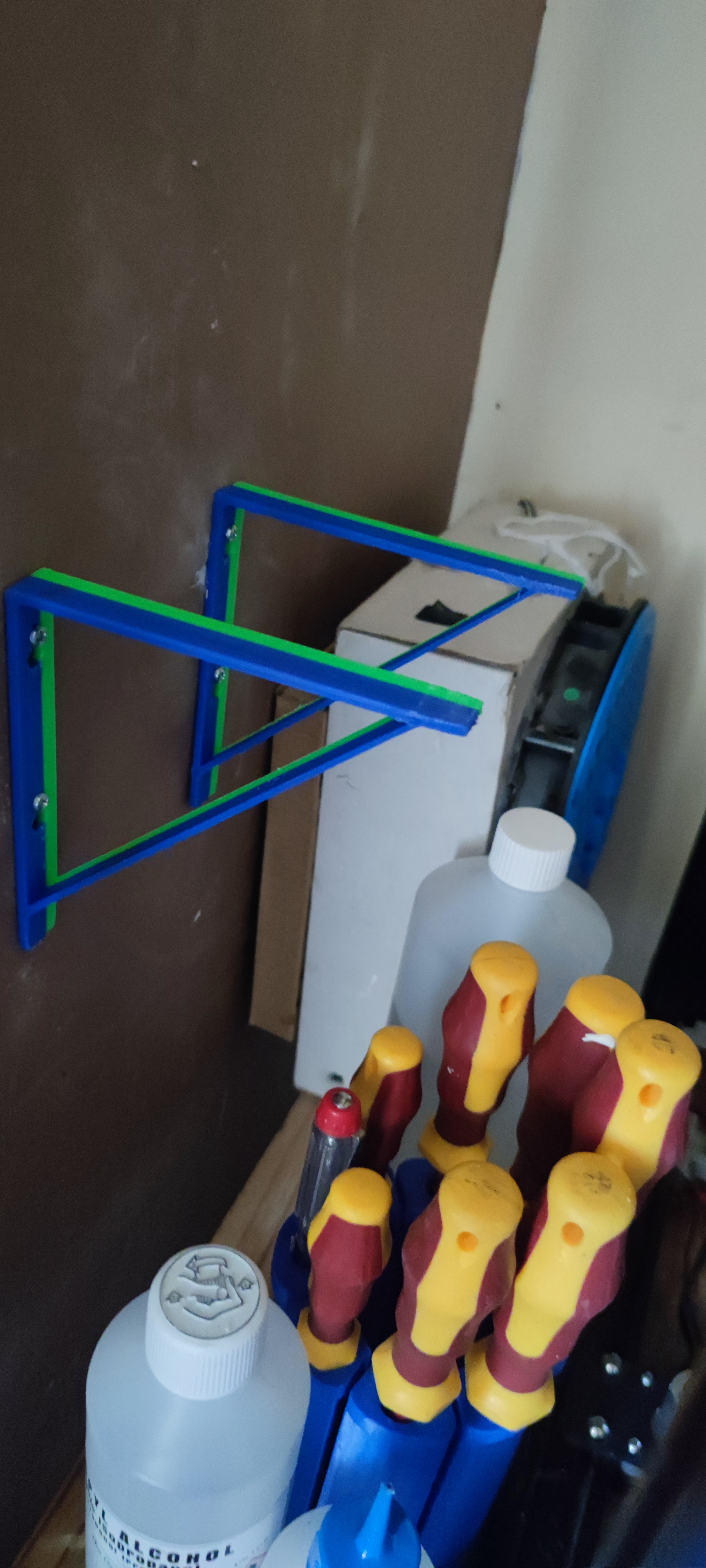 Miniatura 6 do modelo 3D Basic Wall bracket. Light Weight