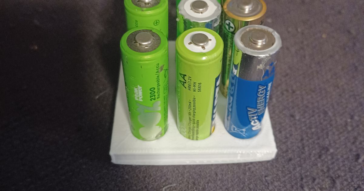 Batterys box for AA/AAA by Gaming King Download free STL model