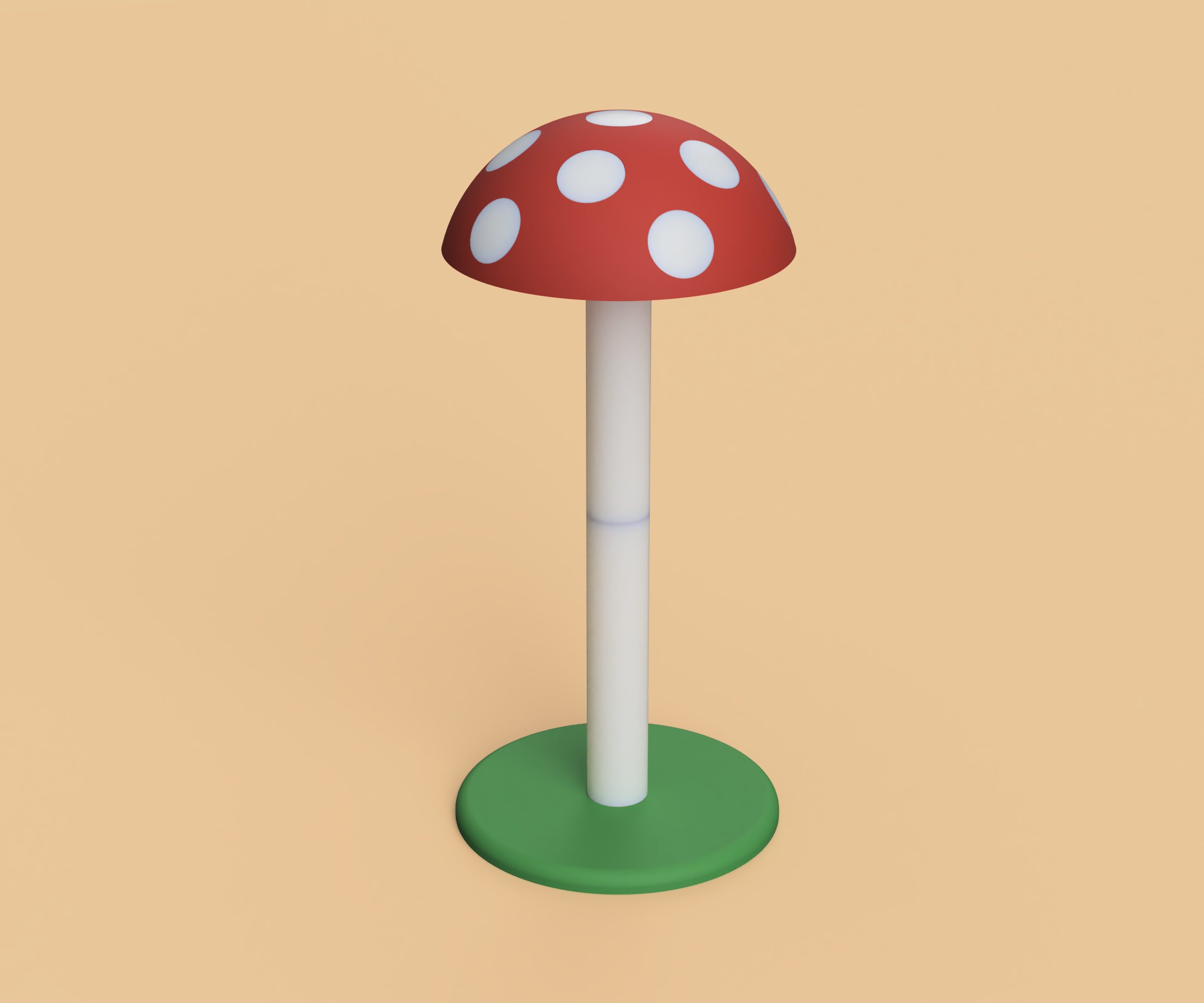 Mushroom Paper Towel Holder