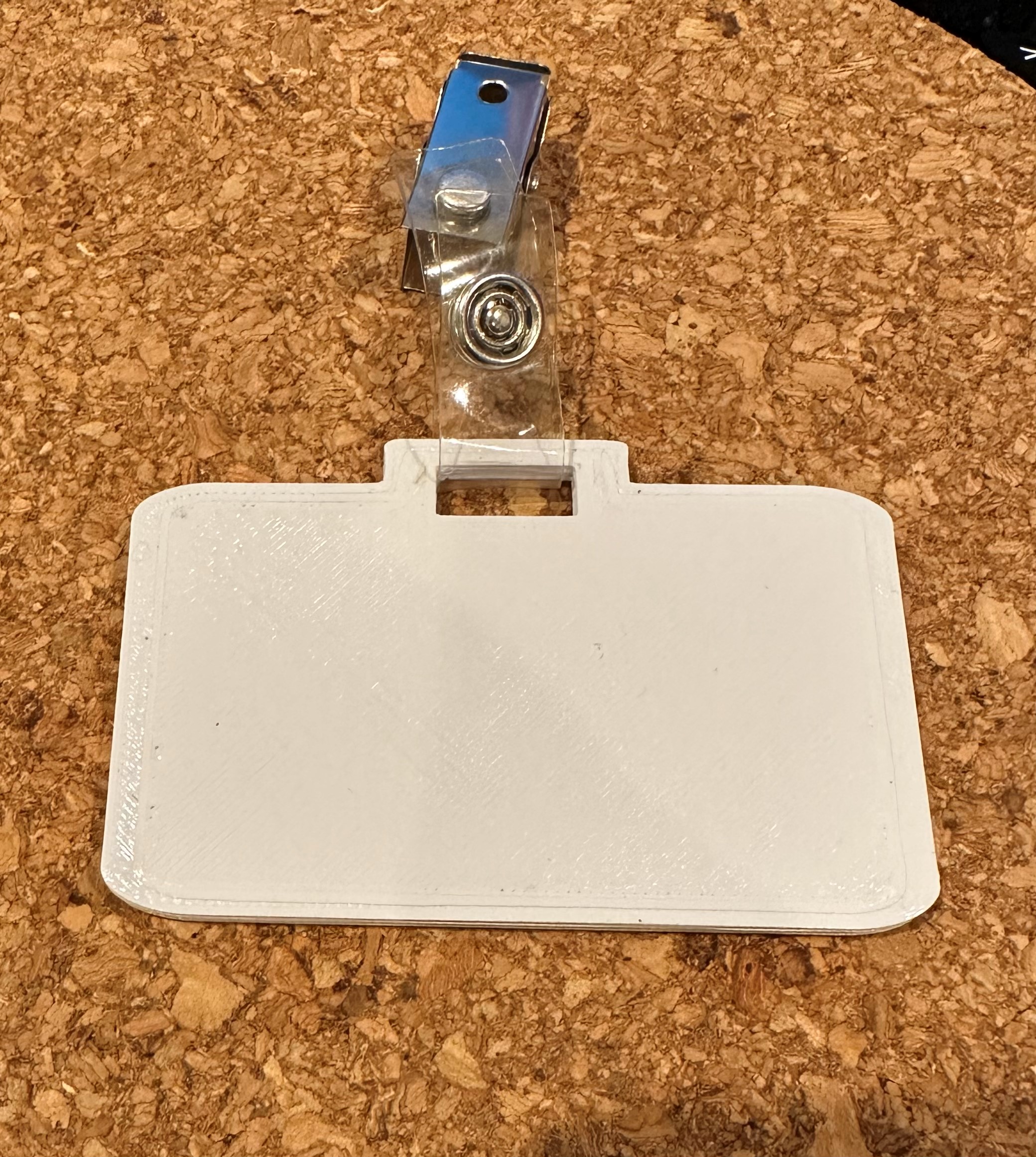 Lanyard badge, add your own text! by GeekWere | Download free STL model ...