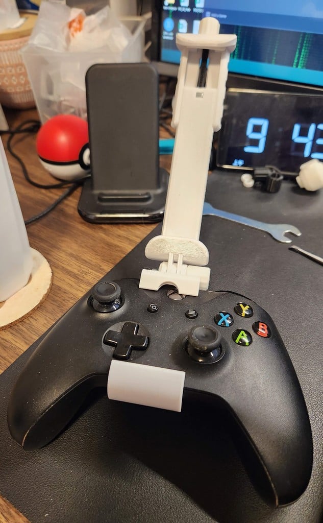 Miniatura 2 do modelo 3D Small Tablet Clamp for Modular Mounting System