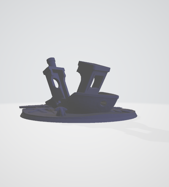 Sunken Benchy- On The Seabed Like The Titanic