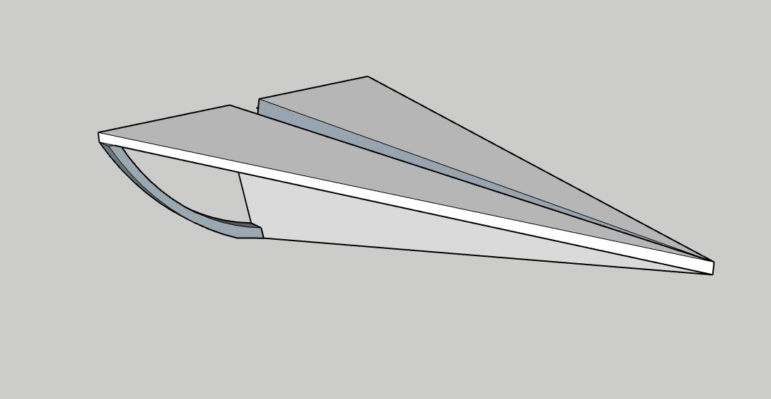 Paper Airplane Bead