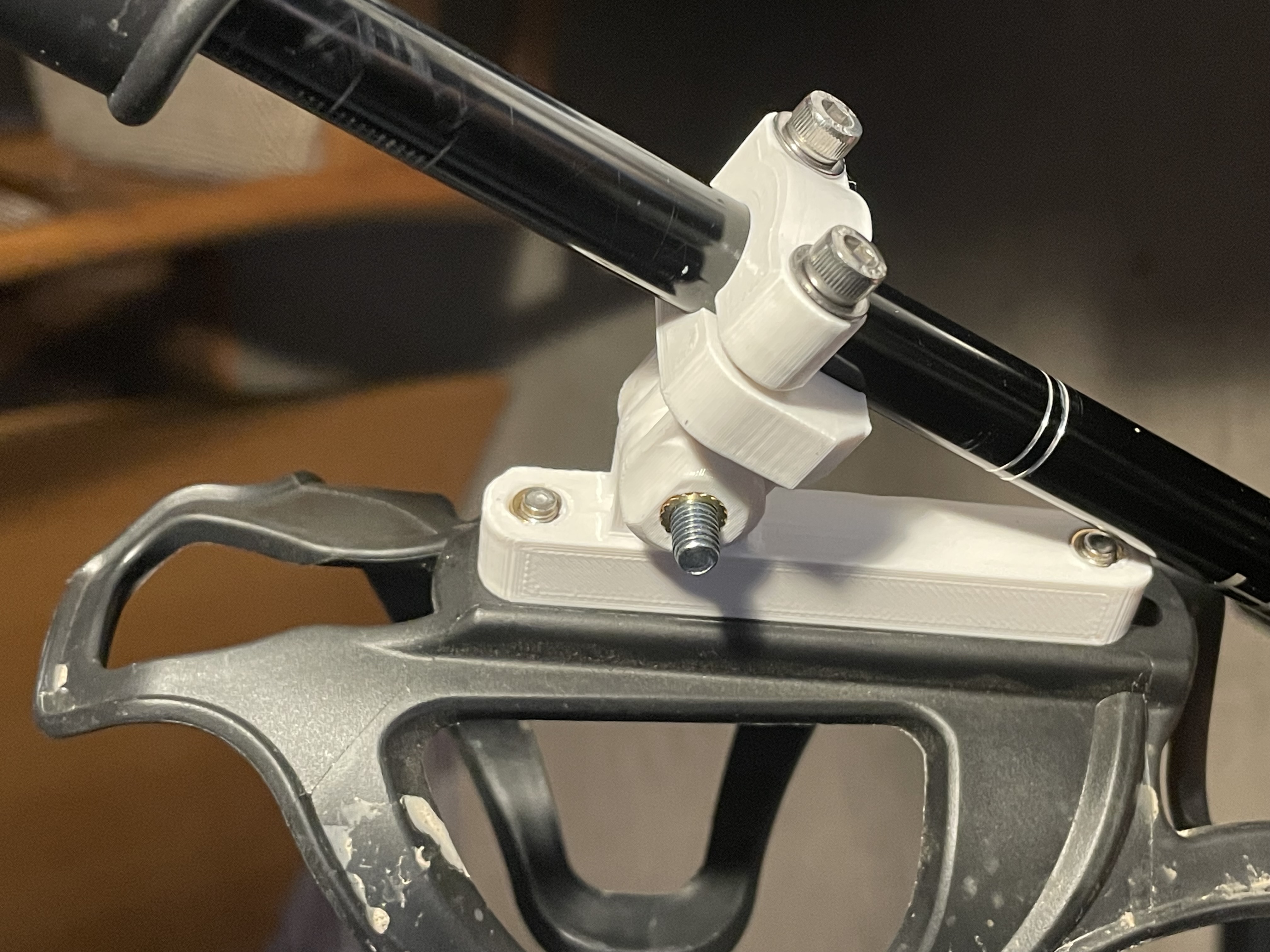 GoPro mount to bike frame mount adapter
