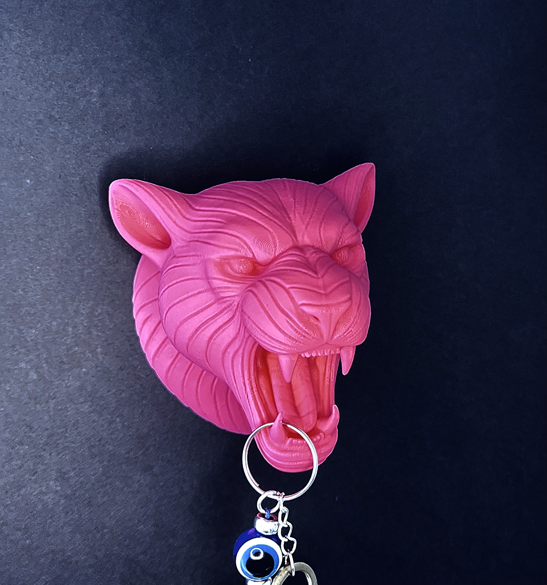 Leopard wall key chain holder decoration