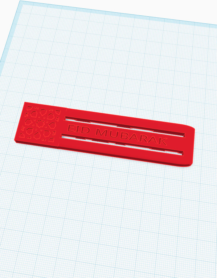 EID MUBARAK book mark
